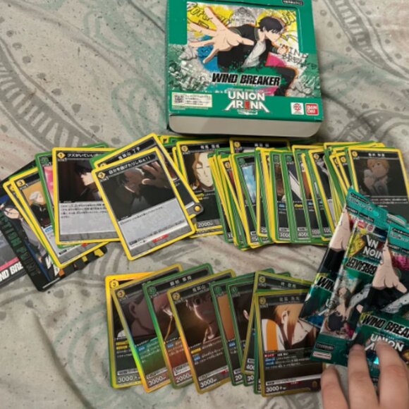 Wind Breaker Union Arena Trading Card Game Lot of 120 Cards w/ Box Bandai Namco - Picture 1 of 4